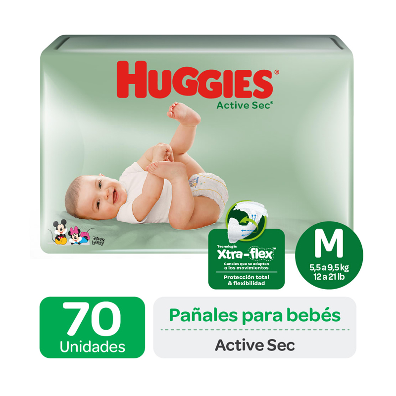 Super El Trebol Pa Al Huggies Active Sec M