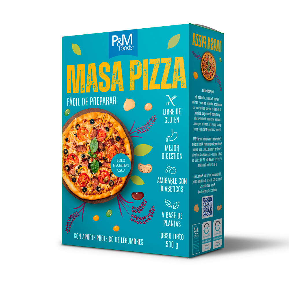 Pizza Mezcla Lista Sin Gluten 500g PM Vence Marzo 2025 Farmacias Knop