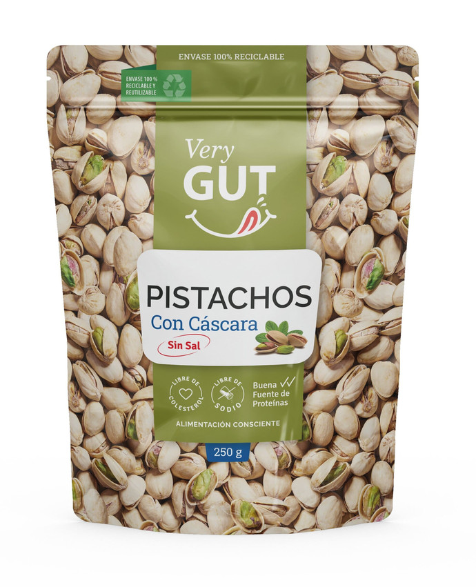 Pistachos Con Cascara Sin Sal 250 G VERY GUT Farmacias Knop