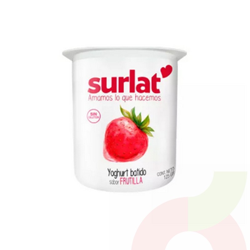 Yoghurt Batido Frutilla Surlat Gr Supermercados Eltit