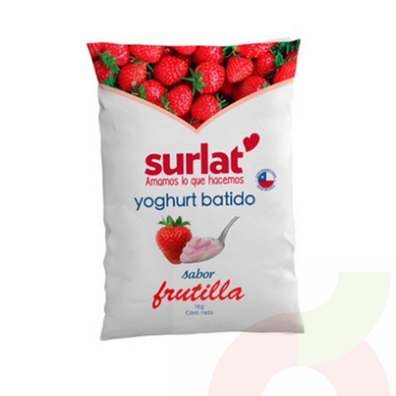 Yoghurt Frutilla Surlat 1Lt Supermercados Eltit