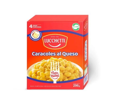 Pasta Caracoles Al Queso Lucchetti 296Gr Supermercados Eltit