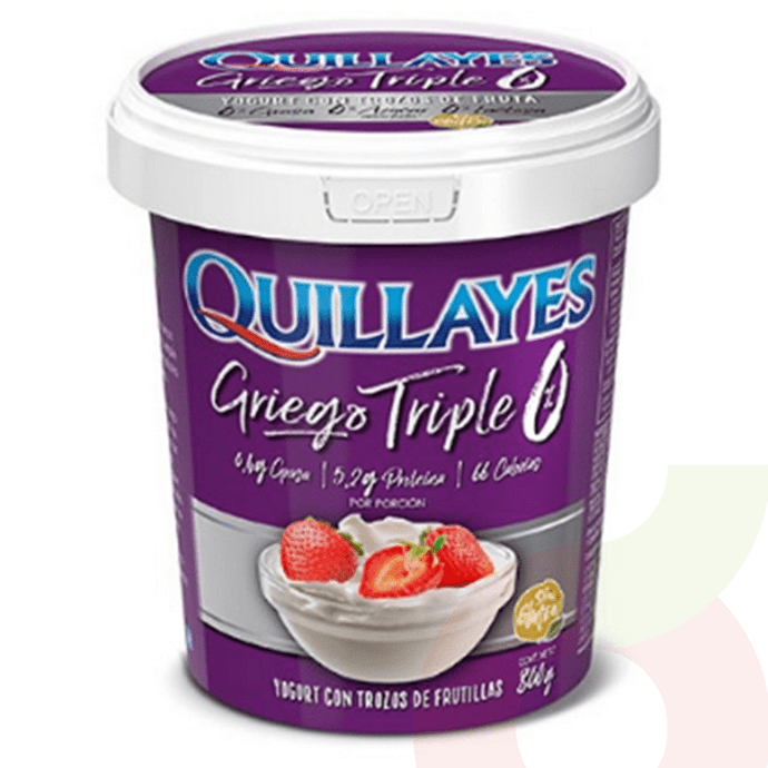 Yogurt Griego Frutilla Triple Quillayes Gr Supermercados Eltit