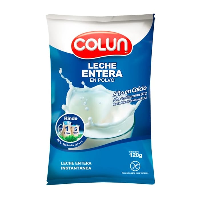 Super El Trebol - Leche Entera Colun S/Lactosa Edge Lt