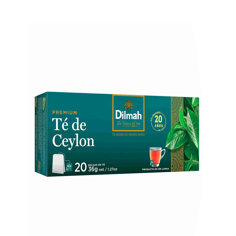 Super El Trebol - Te Dilmah Negro Ceylon 20 Bolsitas