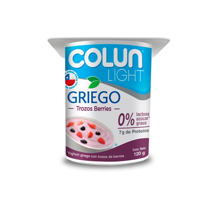 Yoghurt Griego Sin Lactosa con Berries - QuillayesQuillayes