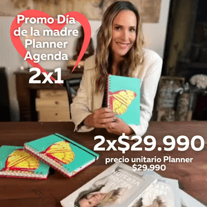 2x1 Promoción día de la madre Planner Agenda Angélica Castro