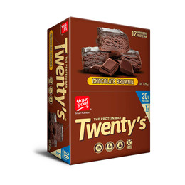 Barra de Proteina Twentys 12 unidades Chocolate Brownie