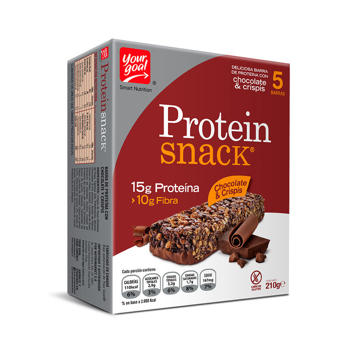 Barras de Proteina Your Goal Protein Snack 5 unidades Variedades - Protein-Snack-5-unidades-chocolate.jpg