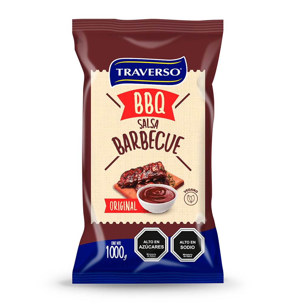 SALSA BARBECUE TRAVERSO 10x1000 BOLSA - Traverso