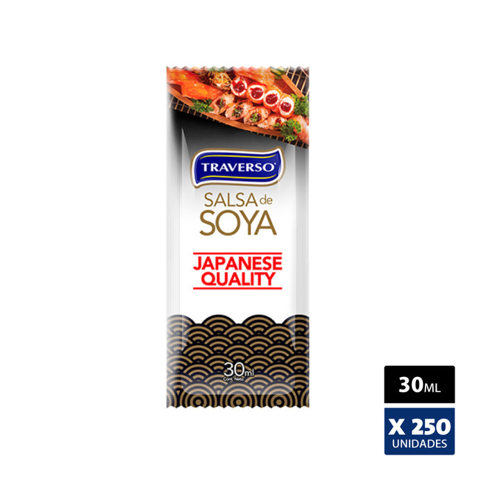 Salsa de Soya Premium Sachet - Caja 250 unidades  - Salsa-Soya-Premium-30ml-x250.jpg