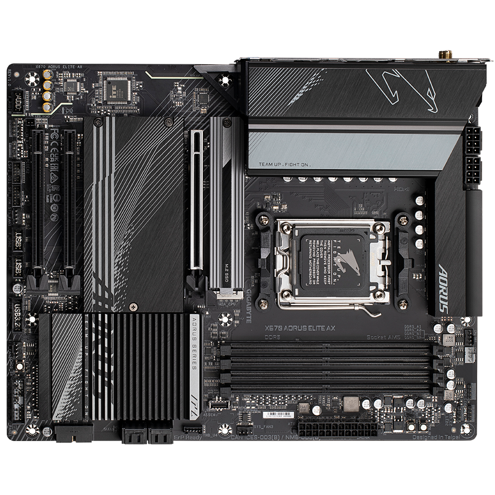 Placa Madre Gigabyte Aorus X Elite Ax Amd Socket Am Wifi E