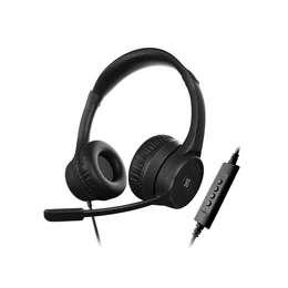 Audífonos estéreo con micrófono Klip Xtreme KlearCom, Cableado, USB