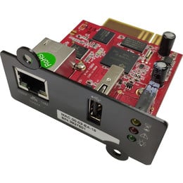 Tarjeta de red APC E3SOPT001para administración remota, USB, RJ45