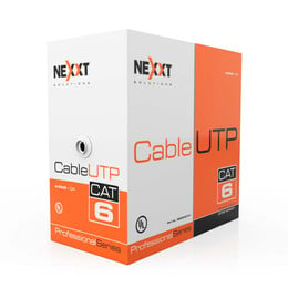 Bobina Cable de Red UTP Cat6 Rojo Nexxt 305m, 4 pares