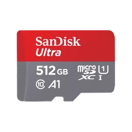 Tarjeta de memoria SanDisk Ultra 512 GB MicroSDXC UHS-I Clase 10, adaptador SD