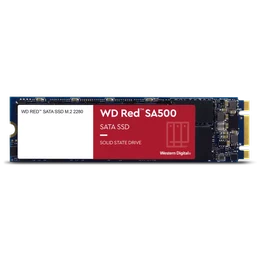 SSD WD Red SA500 NAS SSD 500GB, M.2 2280 SATA 6Gb/s, L 560MB/s, E 530MB/s