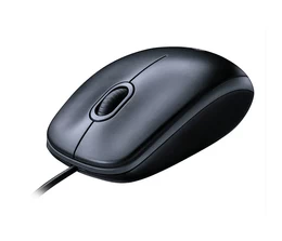 Mouse Logitech M90 Ambidextro, USB, Óptico, Gris