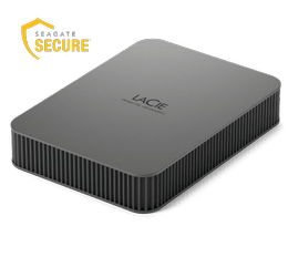 Disco duro Externo Seagate LaCie Mobile Drive Secure  2 TB STLR2000400, USB-C 