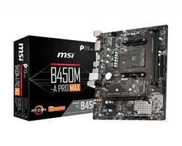 Placa madre MSI B450M-A PRO MAX II, Para AMD Ryzen Socket AM4