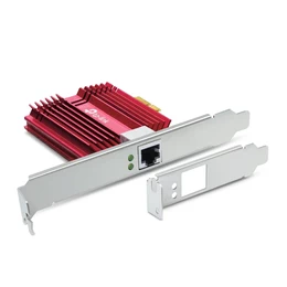 Adaptador de red Ethernet TP-Link TX401, 10 Gigabit PCIe  3.0, Low profile