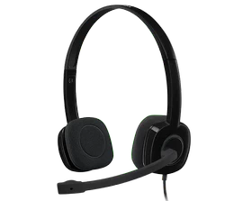 Audífonos Logitech Headset H151 3.5mm con mic y controles integrados
