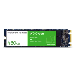 SSD WD Green SSD 480 GB, SATA, 6Gb/s, M.2 2280, Lectura 545MB/s