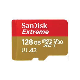 Tarjeta de memoria SanDisk Extreme 128 GB, adaptador a SD Incluido