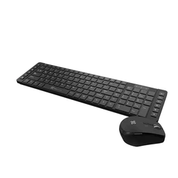 Kit teclado y mouse inalámbrico USB, Klip Xtreme Revolution KCK-270S en español, Negro