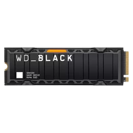 SSD WD Black SN850X, 1 TB NVMe PCIe Gen4 M.2 2280, con disipador, Lectura 7300MB/s