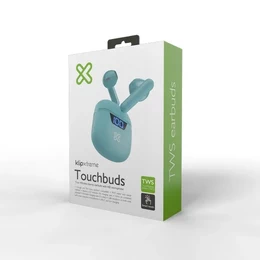 Audífonos Inalambricos Bluetooth  Klip Xtreme Touchbuds KTE-006AQ, Acuamarina