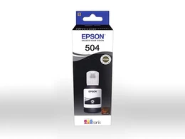 Botella de tinta Epson 504, 127 ml, hasta 7500 páginas, Negro