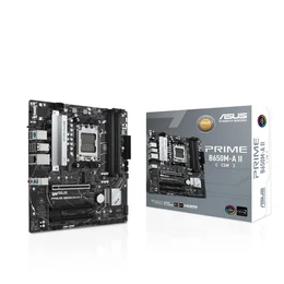 Placa madre ASUS PRIME B650M-A II-CSM, AMD Socket AM5, Ryzen 7000, DDR5, micro ATX, M.2 PCIe 5.0, LAN 2.5Gb