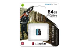Tarjeta de memoria Kingston Canvas Go! Plus, 64GB, MicroSD UHS-I Clase 10