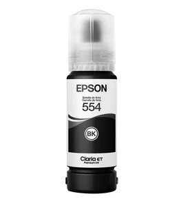 Botella de tinta original Epson T554, hasta 6800 páginas, Negro