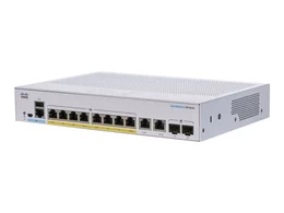 Switch Cisco Business 350 Series  350-8P-E-2G, Gestionado, 8 puertos Gigabit Ethernet, 2 x Gigabit SFP, PoE