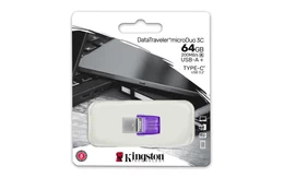 Pendrive Kingston DataTraveler microDuo 3C 64GB, USB-C, USB-A 3.2