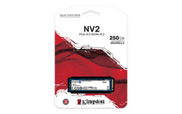 SSD KINGSTON NV2 de 250GB NVMe PCIe 4.0 Lectura/Escritura 3000/1300MB/s
