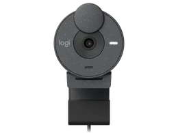 Cámara web Logitech BRIO 300, 1080p, USB-C, Con micrófono, Negro
