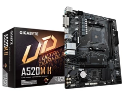 Placa madre Gigabyte A520M H,  AMD RYZEN AM4, Gigabit LAN, USB 3.1, M.2 PCIe
