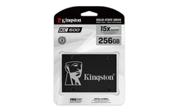 SSD Kingston KC600 256 GB SATA 6Gb/s 2,5”, AES de 256 bits  550/500 MB/s
