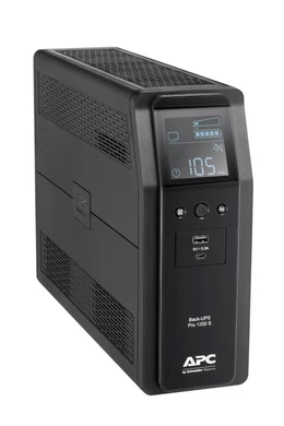  Back-UPS Pro APC BR1200SI, 1200 VA, 720 W, 230 V, Sinewave, AVR, LCD, 8 salidas IEC (2 sobrecargas)