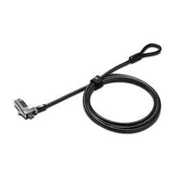 Cable de seguridad Kensington Slim NanoSaver, fino de combinación, 1.8 m