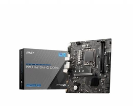 Placa madre MSI PRO H610M-G DDR4, Intel LGA 1700, M.2 PCIe, micro ATX