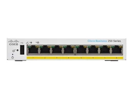 Switch Cisco Business 250 Series CBS250-8PP-D, Gestionado, 8 puertos Gigabit Ethernet, PoE 
