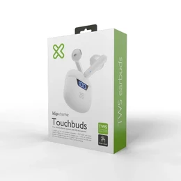 Audífonos Inalámbricos Bluetooth Klip Xtreme Touchbuds KTE-006WH, Blancos