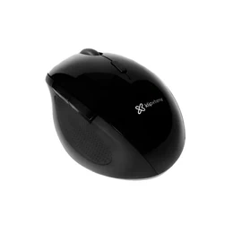 Mouse ergonomico Klip Xtreme Orbix, Inalámbrico, USB, 1600 dpi, Negro 