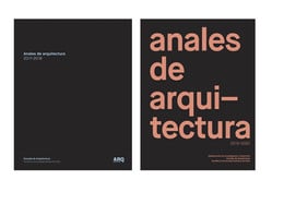 Pack: Anales de Arquitectura 2017-2018 / 2019-2020