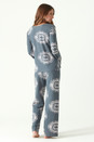 Pijama Praga Gris Estampado 241