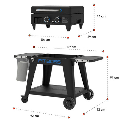 Plancha a gas portátil Pit Boss Ultimate